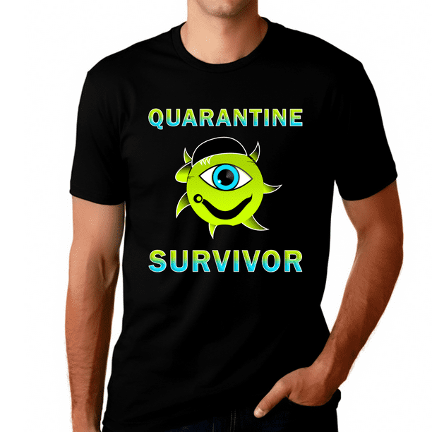 Vintage Flying This is How I Social Distance Funny Quarantined Silhouette Unisex T-Shirt 